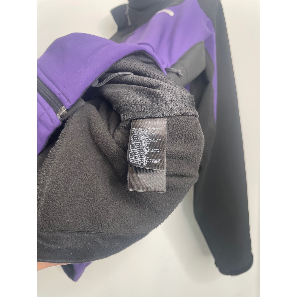 The North Face Jacket TNF Apex Bionic Softshell Purple Black XL - Picture 7 of 11